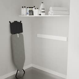 Wasophoogte® Wanddroogrek - Wasrek inklapbaar - Wasrek Hangend - Droogrek inklapbaar - 120cm - 8,4m drooglengte - inclusief boormal — thumbnail 2