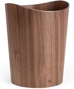 PromoHome Houten Papieren Prullenbak - 9 Liter Inhoud, Stijlvol Design — thumbnail 1