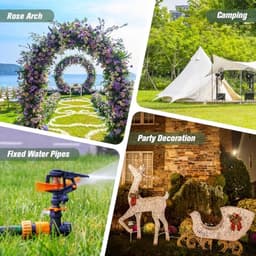 Grondankers voor Rozenbogen – U-vormige Bevestigingsankers voor Tuin — thumbnail 2