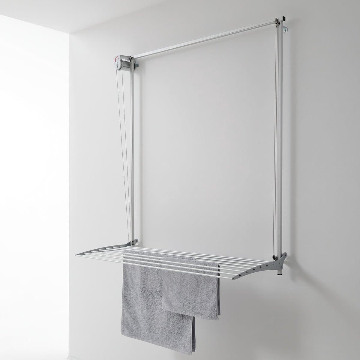 Foxydry Wall 128 cm droogrek wandmontage -bediening links- 128 x 52 x 137 cm — afbeelding 1