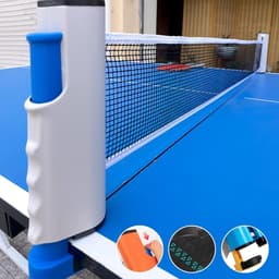 Tafeltennisnet uittrekbaar 170 cm - praktisch design - geschikt voor binnen en buiten - ideaal voor reizen - ShopVlot — thumbnail 5