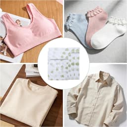 Wasnetjes met ritssluiting - Groen - Set van 4 diverse maten - Nylon waszakken voor wasmachine en reizen — thumbnail 2