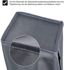 MODFU beschermhoes voor droogmolen van 600D Oxford stof – waterdichte waslijnhoes met ritssluiting – grijs – 180x16x16 cm — thumbnail 3
