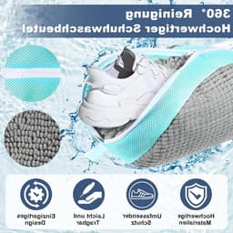 Waszak voor Schoenen - Set van 2 Herbruikbare en Lichtgewicht Netzakken voor Sneakers en Sportschoenen, Grijs, 39 x 25 x 9 cm — thumbnail 5