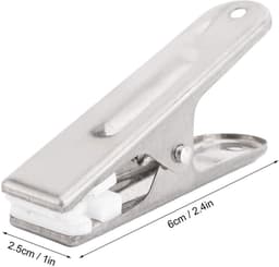 Dailygoods- Kledingklemmen Roestvrij staal - Sterke Klemkracht - Houten/Kunststof Wasknijpers - Kledingclips - Organisatiehulp - Duurzaam en Lichtgewicht — thumbnail 4
