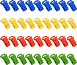 Sokkenklemmen - Kledingklemmen - Sokken Organiseren - Met Ophanghaken - 36 Stuks - Multicolor — thumbnail 1