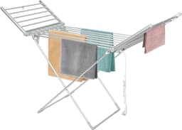 Alora elektrisch verwarmd droogrek - Zilver - 20 stangen - wasrek - inklapbaar - energiezuinig - verwarming - verwarmbaar - kindvriendelijk - wasknijper proof — thumbnail 1