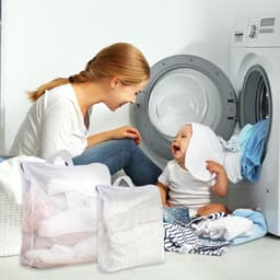 Grote wasnet voor delicate kleding, ideaal voor het beschermen van textiel tijdens het wassen — thumbnail 3