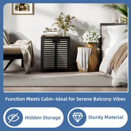 Solidchoice- Wasmandkast 63 Liter - Verwijderbare Waszak - Metalen Handgreep - Kantelbaar - Multifunctioneel Opbergproduct - Geschikt voor Keuken/Badkamer - Opbergkast — thumbnail 3