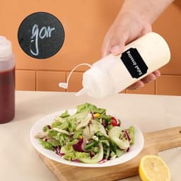 Knijpflessen Set - Plastic - BPA-vrij - Lekvrij Ontwerp - Voor Sauzen en Decoratie — thumbnail 5