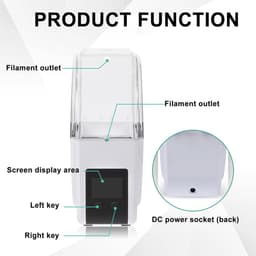 Filament Droger Box - Vochtige Filamenten Opbergdoos - 3D Print Kwaliteit Verbeteren - Verstelbare Temperatuur en Tijd — thumbnail 2