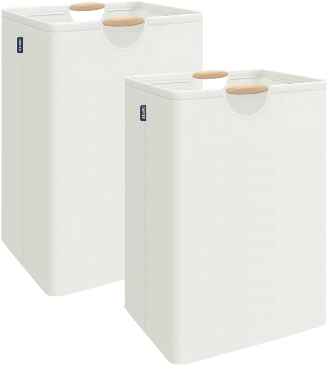 Omgoods - Set van 2 Vouwbare Wasmanden met 80 Liter Capaciteit — afbeelding 1