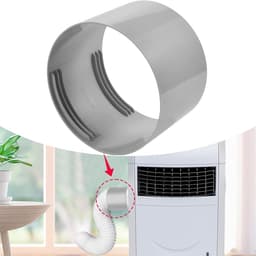 Koppelstuk Mobiele Airco Afvoerslang - Voor Ø130mm/Ø150mm Airconditioningsslang Accessoires - Slangverlenging - Goed Afdichtingseffect - Voor ramen, airconditioning, uitlaatslangkoppeling voor afvoerbuis, afzuigkap — thumbnail 1