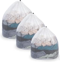SnelShoppen - 4 Stuks DoGeek Mesh Waszakken met Trekkoord 60x90cm - Herbruikbare Waszakken voor Wasmachine - Ideaal voor Delicates, Sokken, Tights, Ba — thumbnail 2