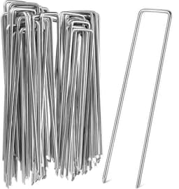 Dailygoods - 50 Stuks Grondankers voor Tuin en Camping - Gecoate U-Spijkers — thumbnail 1