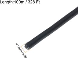 Dailygoods - 100m Rvs Kabel met 30 Aluminium Moffen voor Waslijn en Decoratie — thumbnail 5