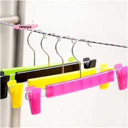 Outdoor Waslijn - Reiswaslijn Kamperen - Kleding Drogen - Winddichte Haken - 5 Meter - Willekeurig — thumbnail 5