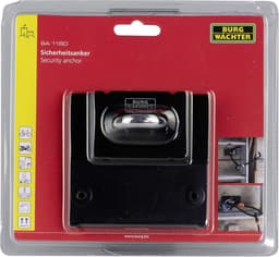 Bevestigingsanker wand- en grondanker zekering voor fiets motorfiets boot ankerplaat en beugel van staal 6 mm ankerbouten - SA 1180 — thumbnail 3