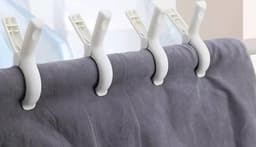 Goodivery ® Verpakking met 6 strandlakenklemmen, grote strandlakenklemmen, zware handdoekklem, gebruikt voor dikke kleding en voor het wassen van strandlakens, tapijten enz. (Blauw C) — thumbnail 2