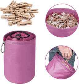 Goodivery ® Kledingknijper Opbergzak voor Binnen- en Buitengebruik met Waterbestendige Sluiting en Stevige Haak — thumbnail 5