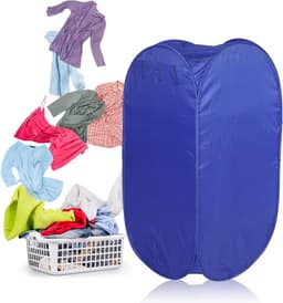 Draagbare Droger - Elektrische Kleding Droogrek - 1 stuk - Blauw — thumbnail 4