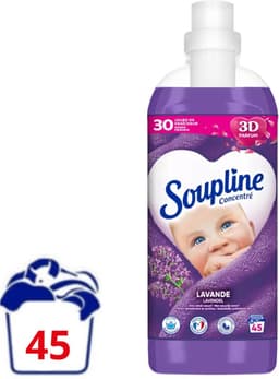 Soupline Wasverzachter Lavendel 6 x 1 l (45 wasbeurten per verpakking) Voor een langdurig gevoel van frisheid - Voordeelverpakking — thumbnail 3
