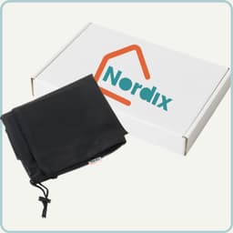 NORDIX Waszak Groot XL - 60x90CM - Waszakken - 2 Stuks - Laundry Bag - Wasnet - Waszakje - Treksysteem - Trekbandsluiting - Polyester - Schoenenzak - BLACK — thumbnail 4