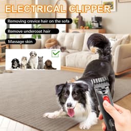 6 stuks elektrische hondenzuigerset inclusief slangen, scheerapparaat en reservekoppen - professionele hondentondeuse accessoires voor Dyson — thumbnail 3