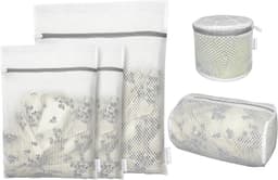 5 Delicate Waszakken met Rits voor Kleding, Ondergoed en Lingerie - Sterke Mesh Waszakken voor Veilig Wassen van Kledingstukken en Sokken — thumbnail 1