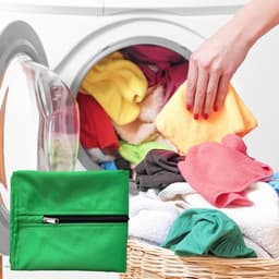 Honden- en kattenwaszak voor het wassen van huisdierbedekking, dekens en kleding, voorkomt verstoppingen in de wasmachine — thumbnail 4