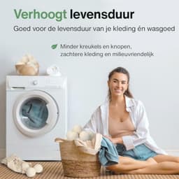 XL Drogerballen van 100% Nieuw-Zeelandse Schapenwol — thumbnail 2