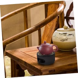 1set Rvs Theewarmers Decoratieve Theepotverwarmers Met Theelichthouder Voor Thuis Kantoor Cafés — thumbnail 4