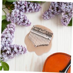 1set Kalimba Toetsen Draagbaar Vingerpiano Muziekinstrument Voor Beginners Veilig Praktisch Voor Volwassenen Gemakkelijk Te Spelen Compact — thumbnail 2