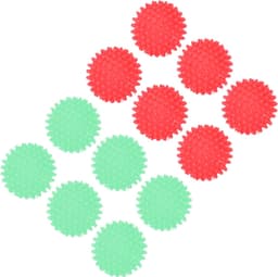 Wasbal, Wasmachine Wasbal, Wasmachineballen, Wasmachinebal, 6 stuks Wasbal Niet giftig PVC Veilig Herbruikbare huishoudelijke benodigdheden voor wasmachine Wasmachine(Groente) — thumbnail 4