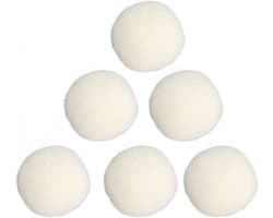 Allecto Plus - Voor Drogen van Kleding: Set van 6 Wol Drogen Ballen voor