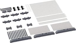 PolkaHome Torendroogrek 3 etages met 6 inklapbare vleugels, uitschuifbaar 66-130 cm, inklapbaar wasrek voor binnen en buiten — thumbnail 2