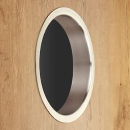 Ø 210 x H 41,5 mm Roestvrij staal geborsteld | Ø 210 mm, hoogte 41,5 mm voor montage in wastafel of werkblad, afvalwerpring — thumbnail 3
