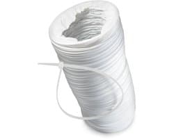 100mm Dparts luchtafvoerslang - 3 meter - met kabelbinder - drogerslang - wasdroger slang - droger - droogkast — afbeelding 1