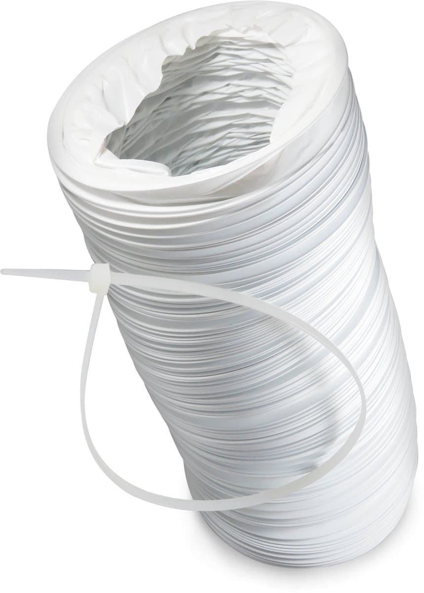 100mm Dparts luchtafvoerslang - 3 meter - met kabelbinder - drogerslang - wasdroger slang - droger - droogkast — afbeelding 1