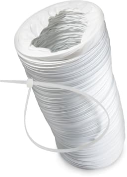 100mm Dparts luchtafvoerslang - 3 meter - met kabelbinder - drogerslang - wasdroger slang - droger - droogkast — thumbnail 1