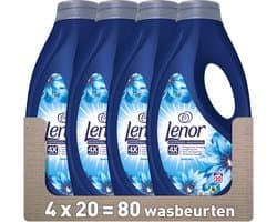 Lenor Vloeibaar Wasmiddel Zeebries - 4 x 20 Wasbeurten