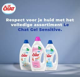 Le Chat Gel Sensitive Color - Vloeibaar Wasmiddel - Geschikt Voor Gekleurde Was - Frisse Geur - Marseille Zeep - Voordeelverpakking - 4 x 33 Wasbeurten — thumbnail 4