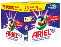 Ariel All-in-1 color+ wasmiddel Pods 2x38 - 76 wasbeurten — thumbnail 1