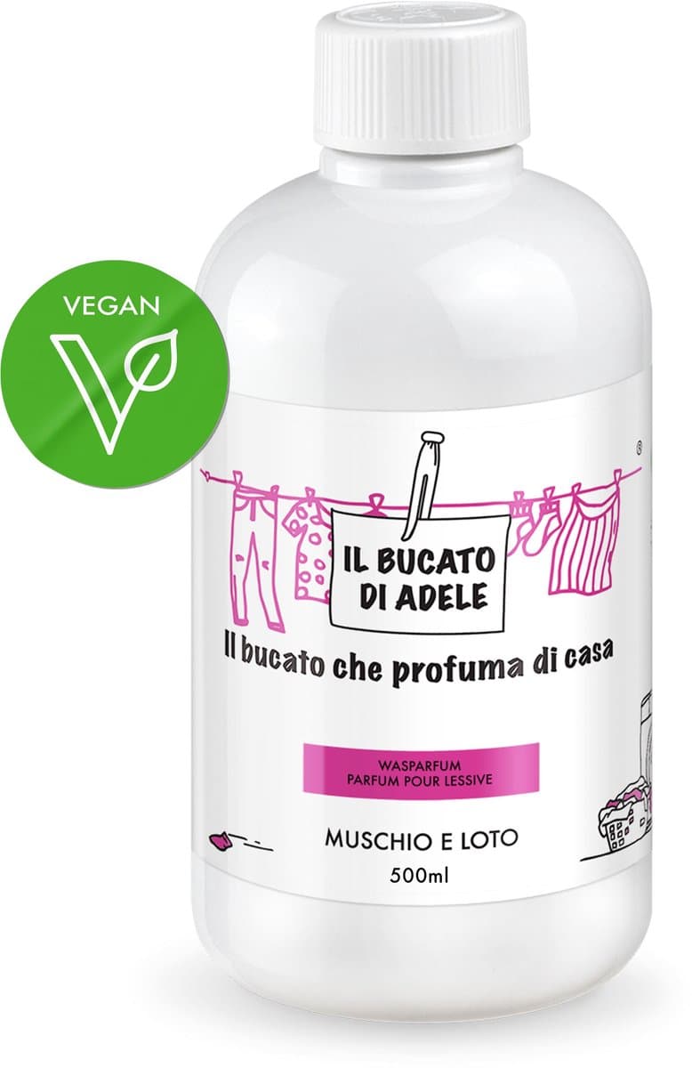 Il Bucato di Adele Wasparfum - Italiaanse Was Parfum - Musk & Lotus 500ml — afbeelding 1