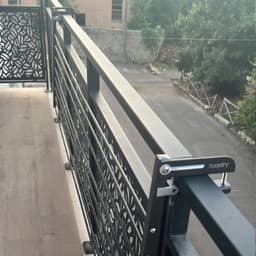 Foxydry Duo 62 cm balkon droogrek - antraciet - rechthoekige reling — thumbnail 2