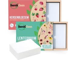 BambiClean Wasstrips Voordeelverpakking - 240 wasbeurten - Milieuvriendelijke Wasmiddeldoekjes - Wasmiddel Strips Proefpakket