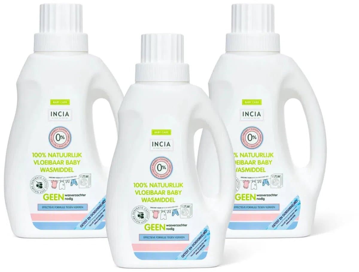 INCIA - Natuurlijk Vloeibaar Wasmiddel - Voordeelverpakking - 3 stuks — afbeelding 1