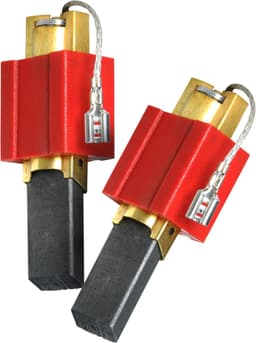 2x Dparts koolborstel in houder geschikt voor Miele wasmachine - koolborstels nr. 4297410 - 4297411 - 4297412 - 4297413 — thumbnail 1