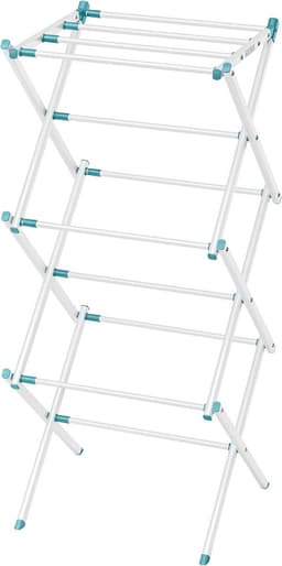 Droogrek Uittrekbaar en Compact - 7,5 Meter Droogruimte in Turquoise — thumbnail 2