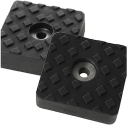 FSW-Products Rubberen Voetjes - 4 Stuks - Vierkant - 22 x 22 x 9 mm - Anti-Slip Meubelonderzetters - Trillingsdempers - Zwart — thumbnail 2
